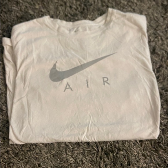 GUC Nike Air White Tee with Gray Logo - Picture 1 of 2